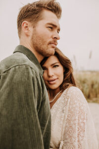 warm family beach photo shoot couples session on beach golden glow morning San Diego beach photographer