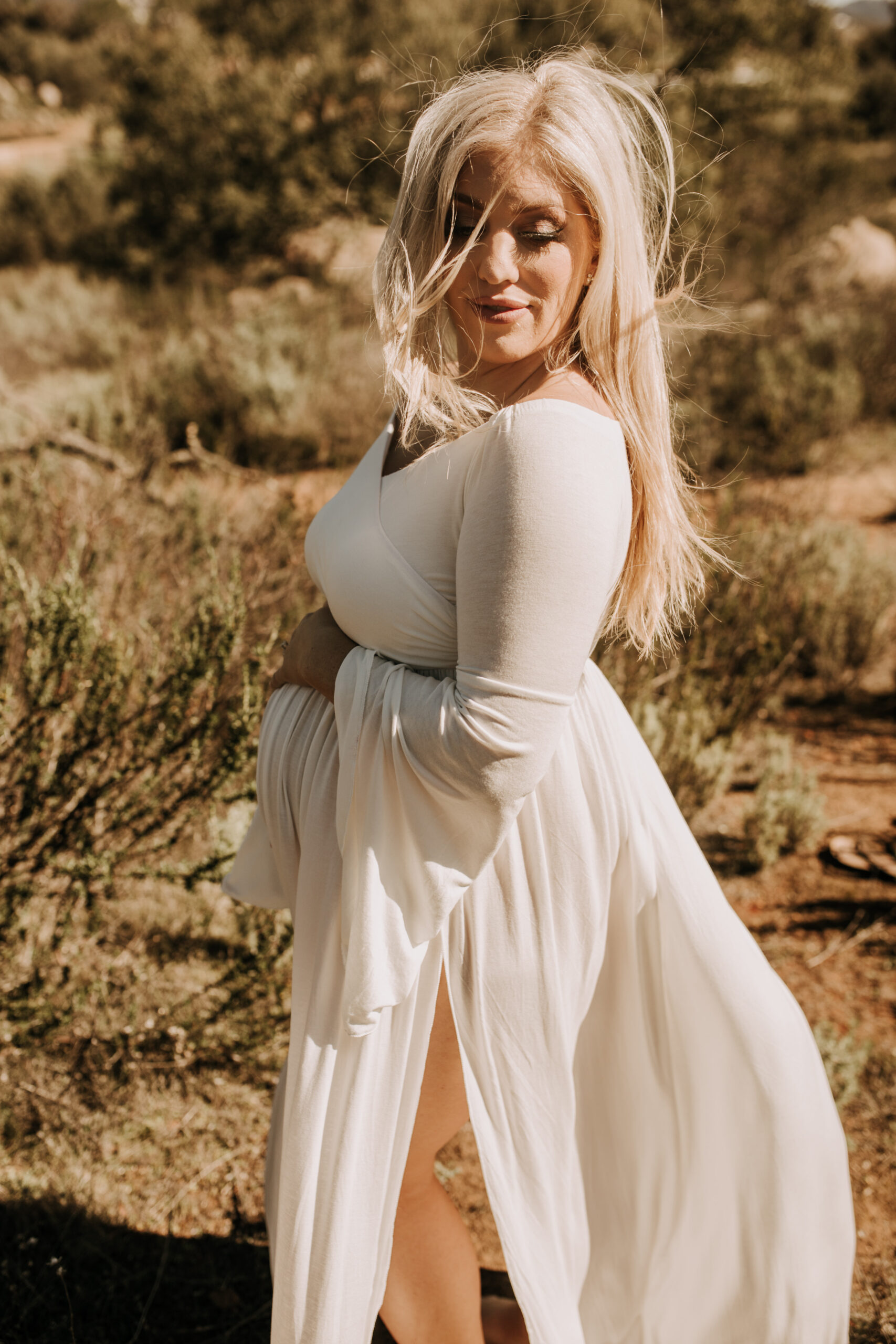 maternity photographer maternity photos maternity dress maternity photo inspo maternity photographer pregnancy motherhood white dress outdoor photos San Diego maternity photographer