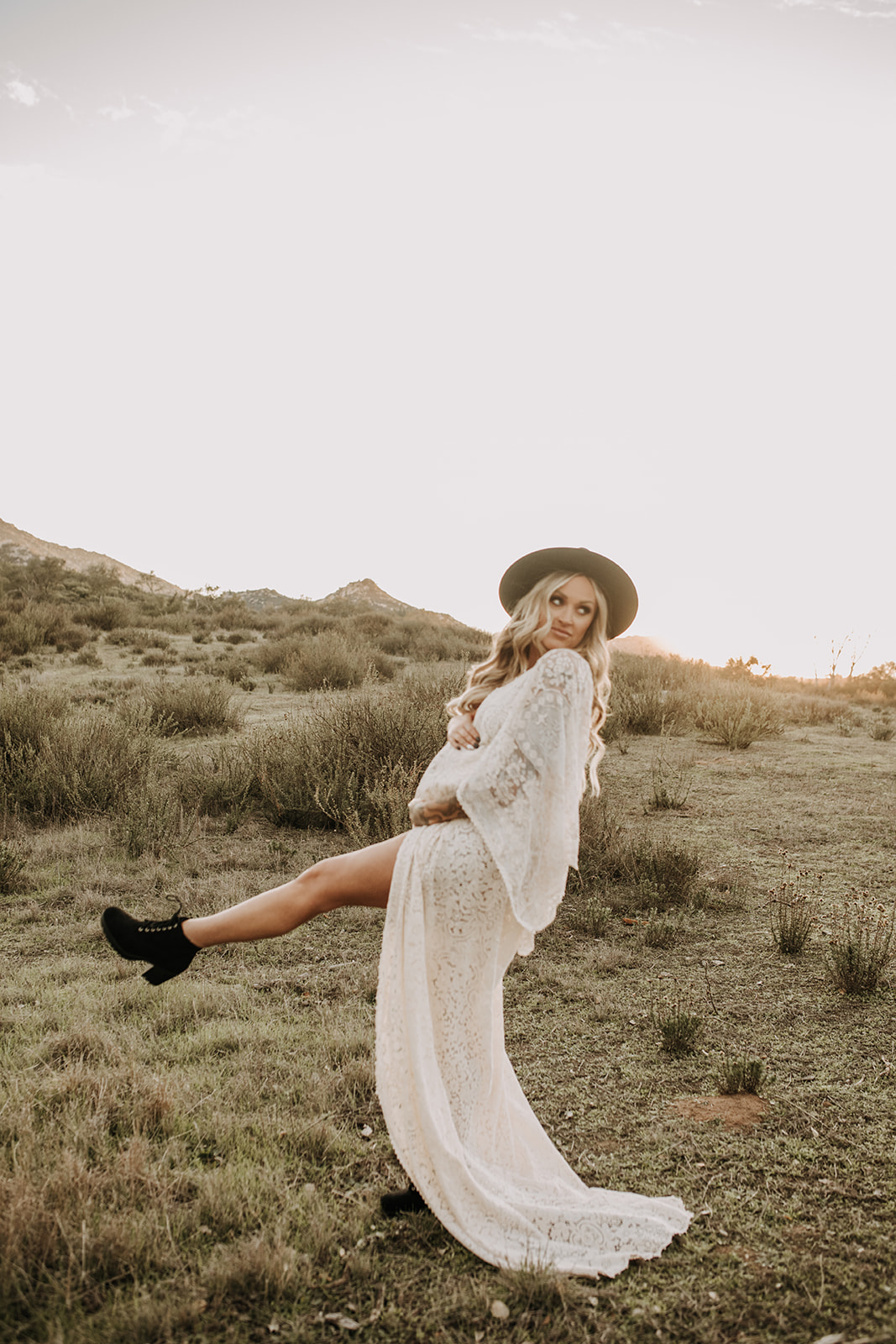 maternity photos outdoor maternity maternity fashion white dress maternity photoshoot inspo San Diego maternity photographer Sabrina Kinsella