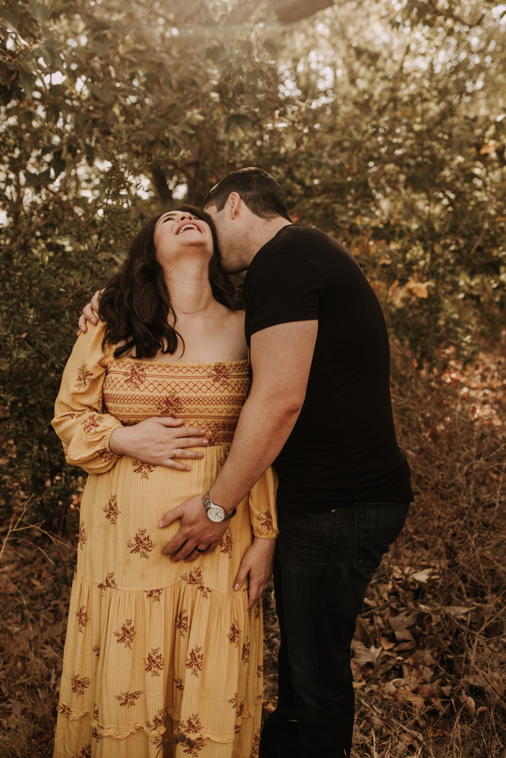 warm morning photos outdoor maternity photography expecting San Diego motherhood maternity photographer Sabrina Kinsella sabrinalynnphoto couples photoshoot fall photos