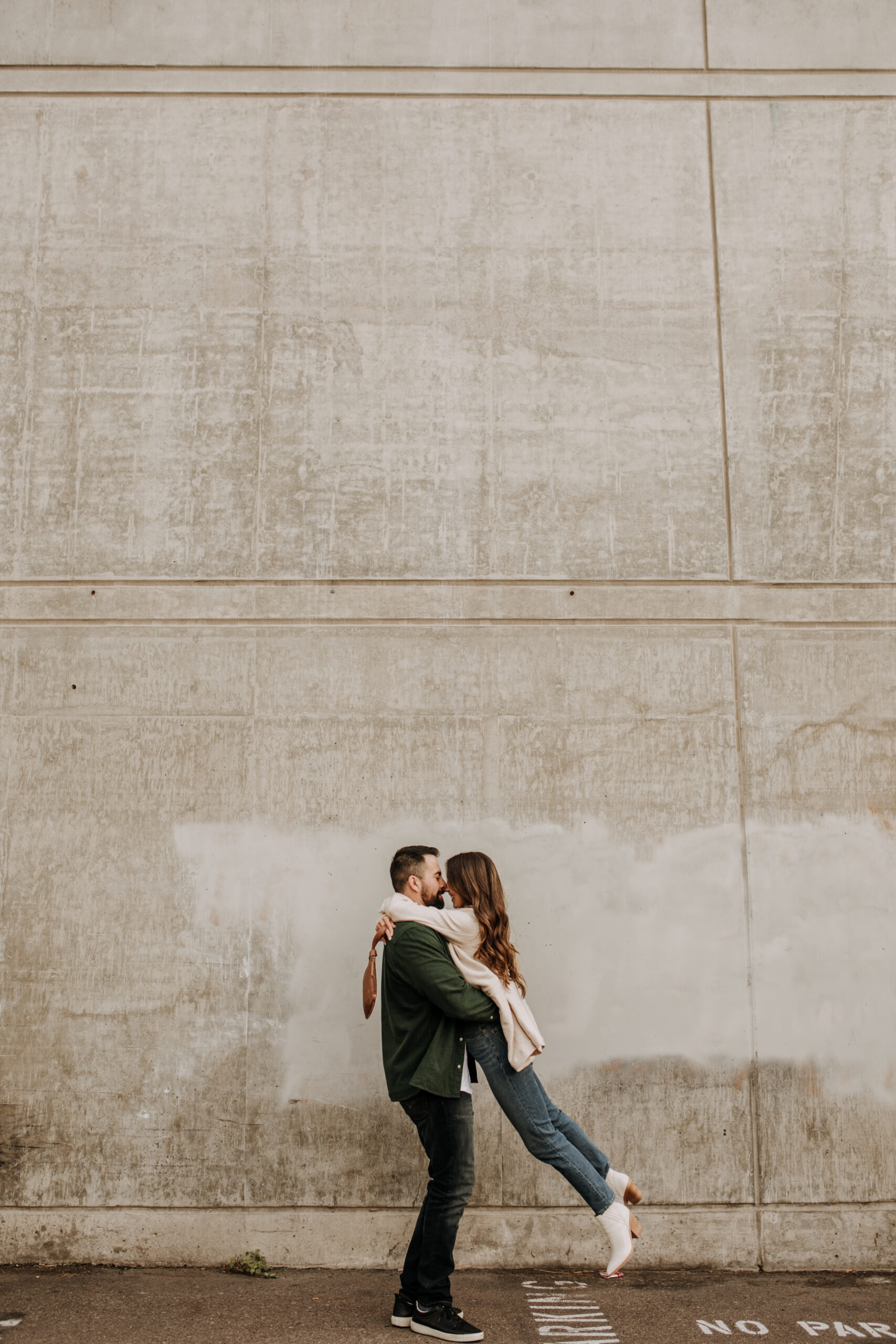 engagement photos outdoor engagement photos downtown city photos San Diego engagement photographer Sabrina Kinsella