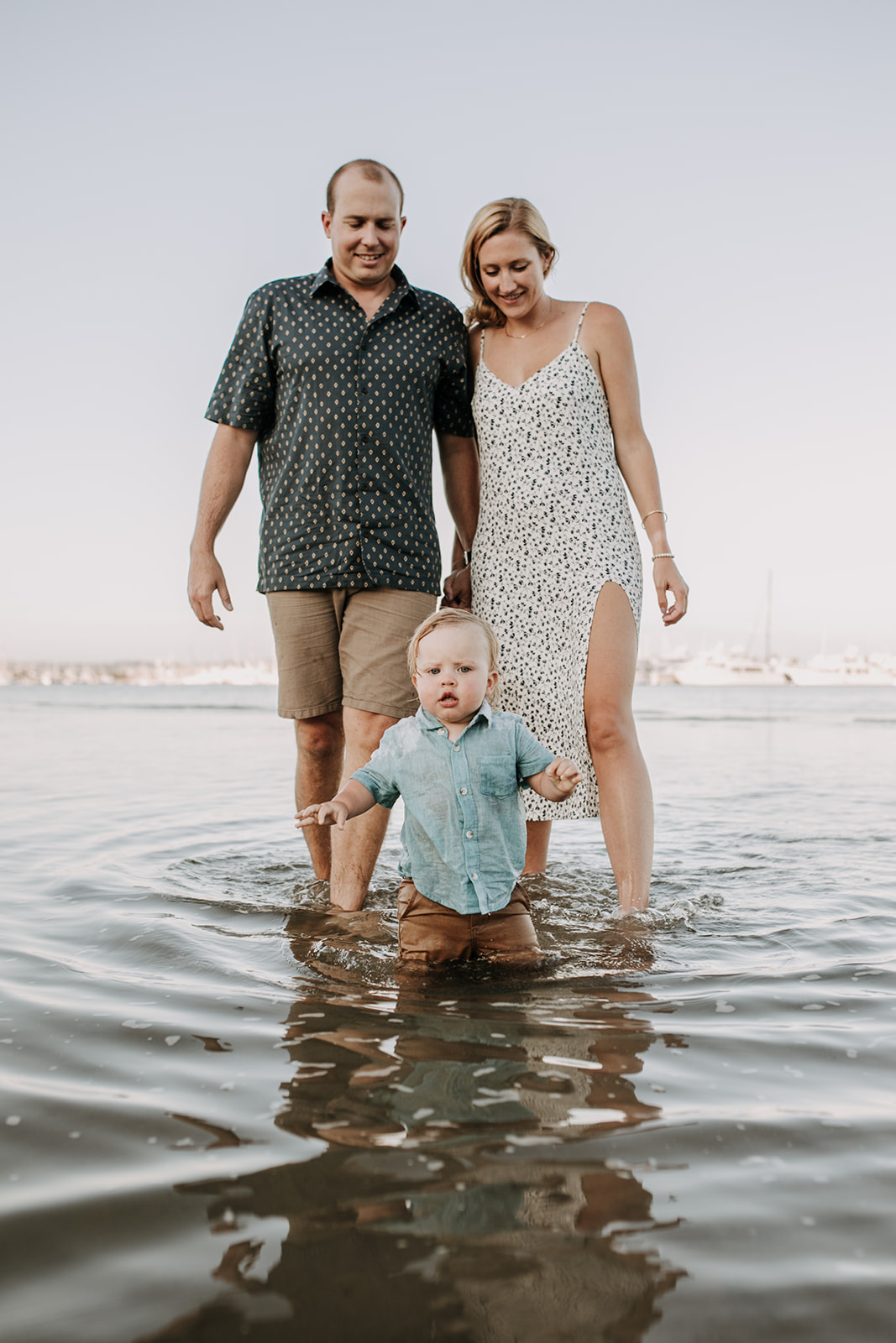 outdoor family session beach session in the water family photos summer photos family photo inspo San Diego family photographer Sabrina Kinsella sabrinalynnphoto