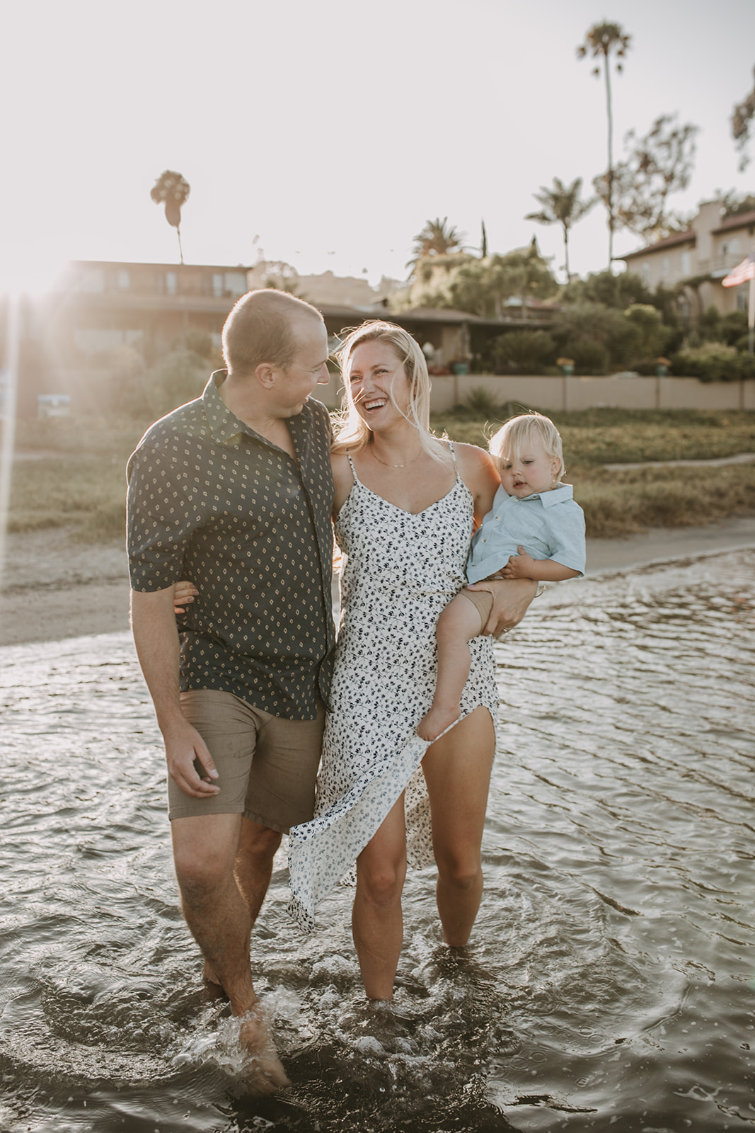 outdoor family session beach session in the water family photos summer photos family photo inspo San Diego family photographer Sabrina Kinsella sabrinalynnphoto