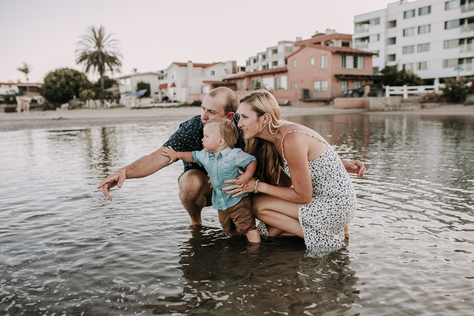 outdoor family session beach session in the water family photos summer photos family photo inspo San Diego family photographer Sabrina Kinsella sabrinalynnphoto