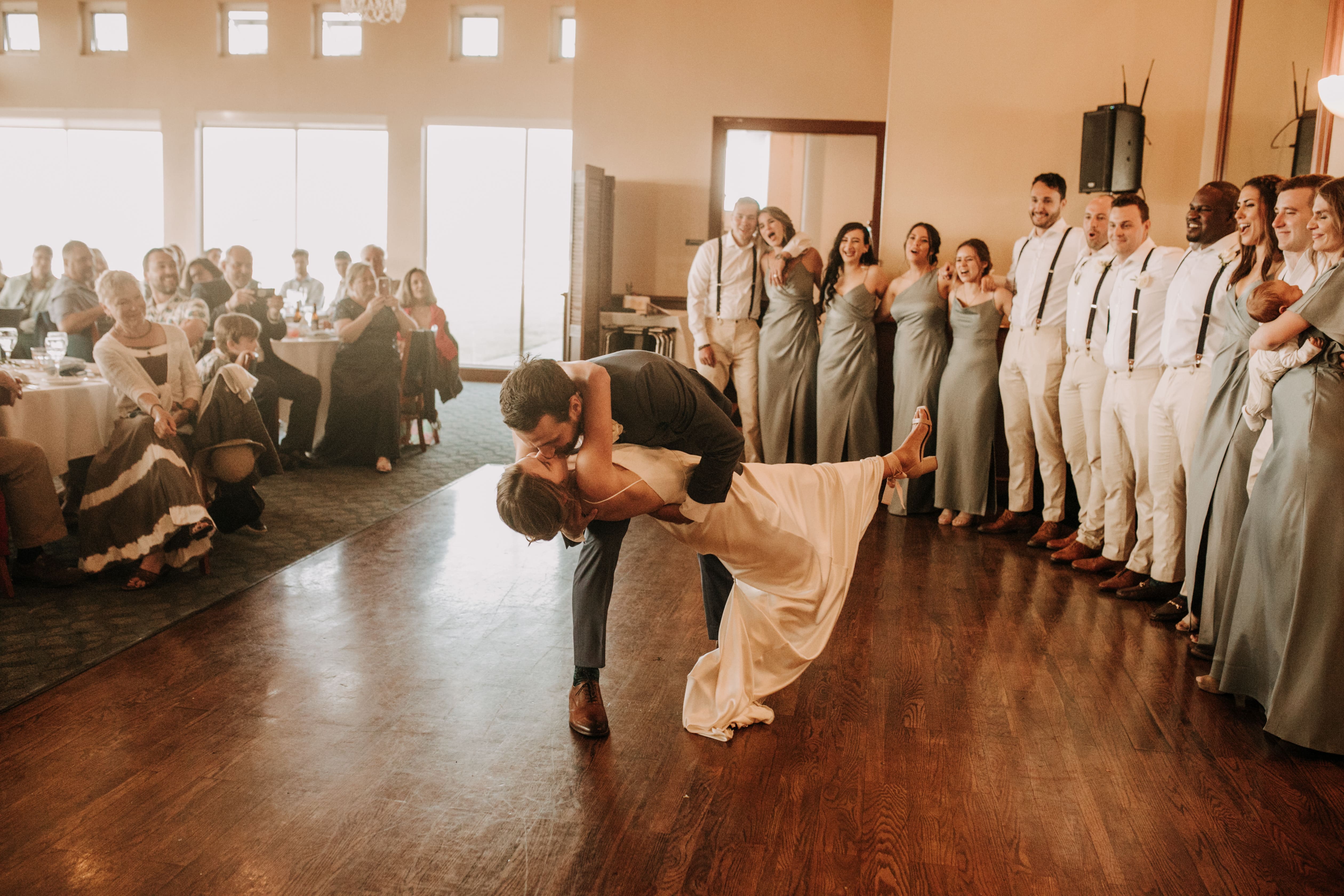 beach wedding Coronado cays outdoor beach wedding wedding dress wedding florals wedding party bride and groom marriage San Diego wedding photographer Sabrina kinsella Sabrina kinsella 