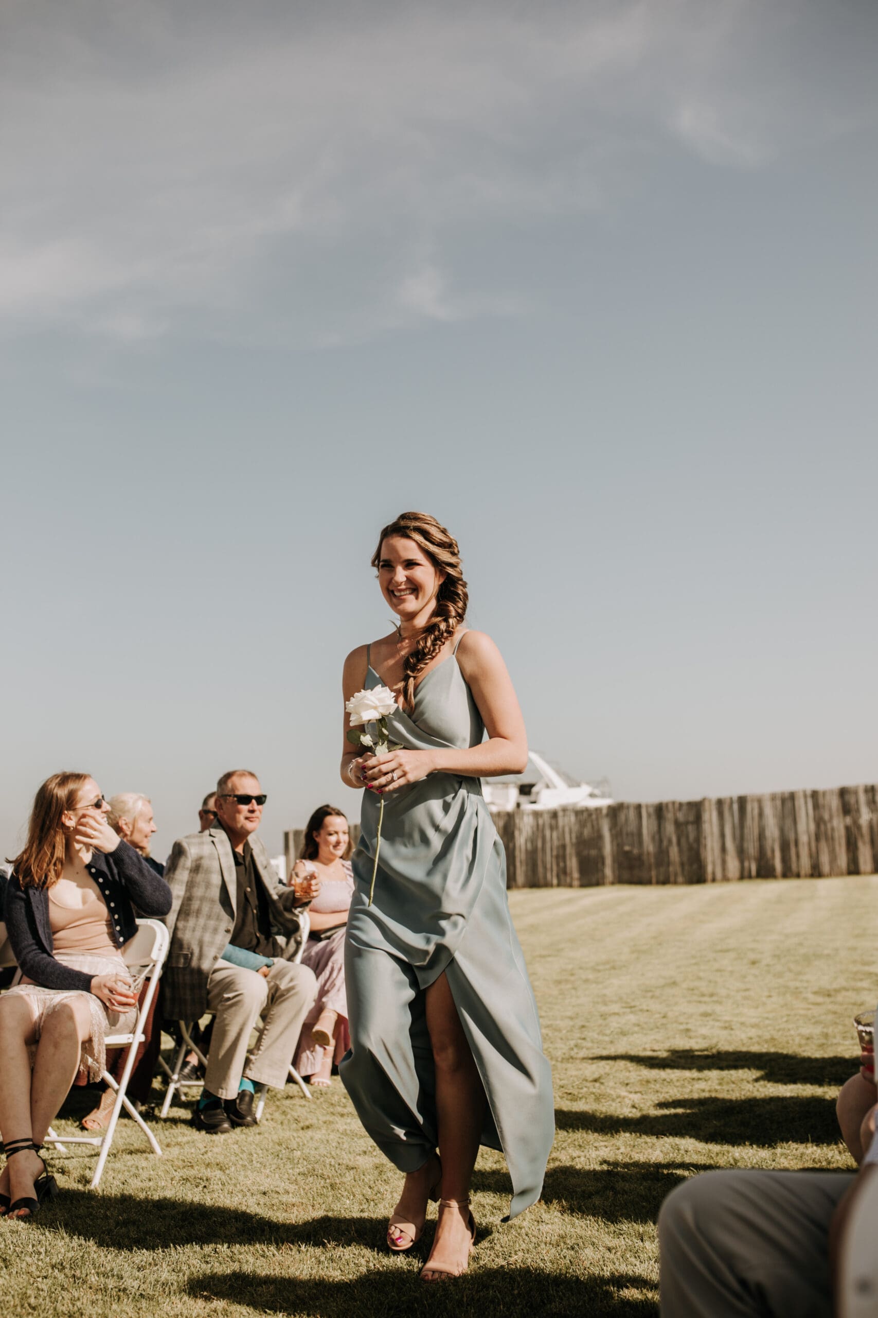 beach wedding Coronado cays outdoor beach wedding wedding dress wedding florals wedding party bride and groom marriage San Diego wedding photographer Sabrina kinsella Sabrina kinsella