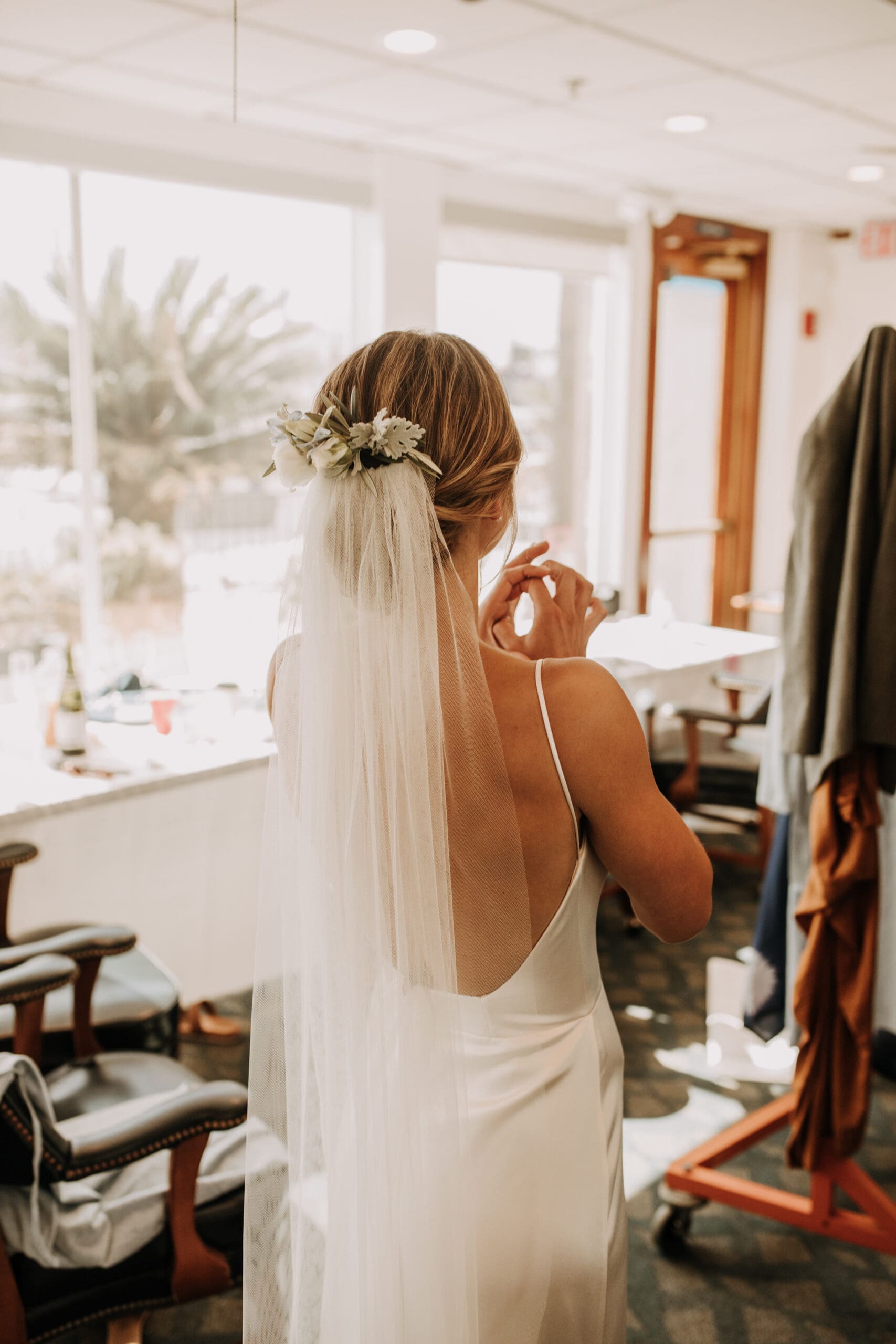 beach wedding Coronado cays outdoor beach wedding wedding dress wedding florals wedding party bride and groom marriage San Diego wedding photographer Sabrina kinsella Sabrina kinsella