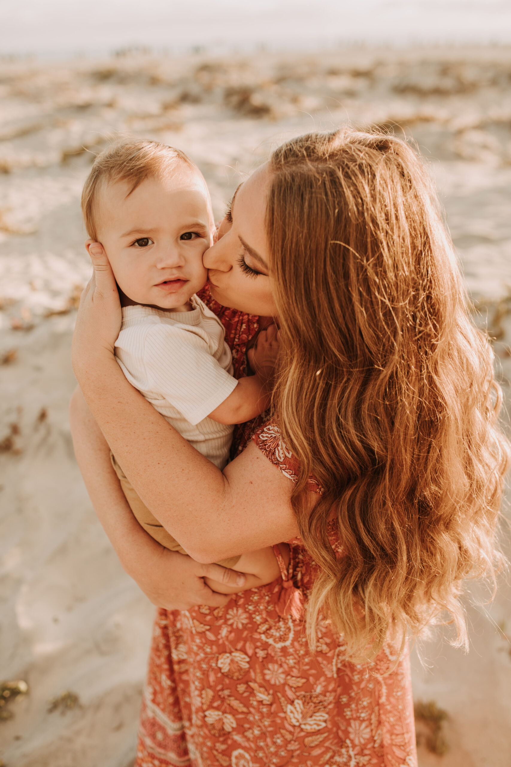 beach family photos outdoor family photos beach golden hour sunset photos San Diego family photographer Sabrina kinsella sabrinalynnphoto