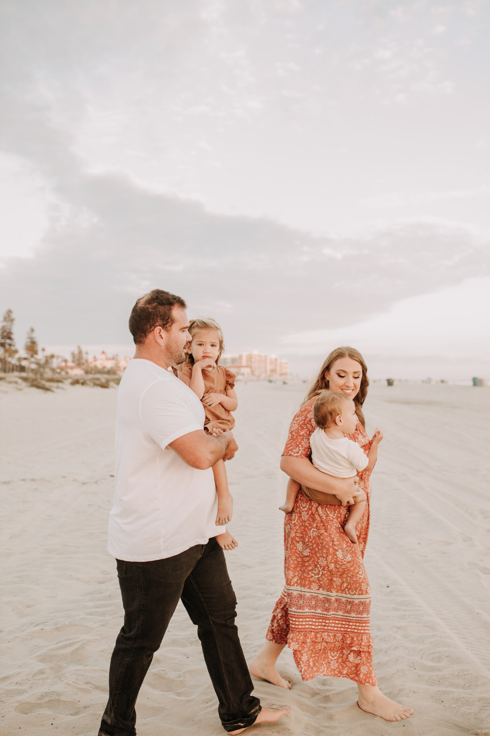 beach family photos outdoor family photos beach golden hour sunset photos San Diego family photographer Sabrina kinsella sabrinalynnphoto