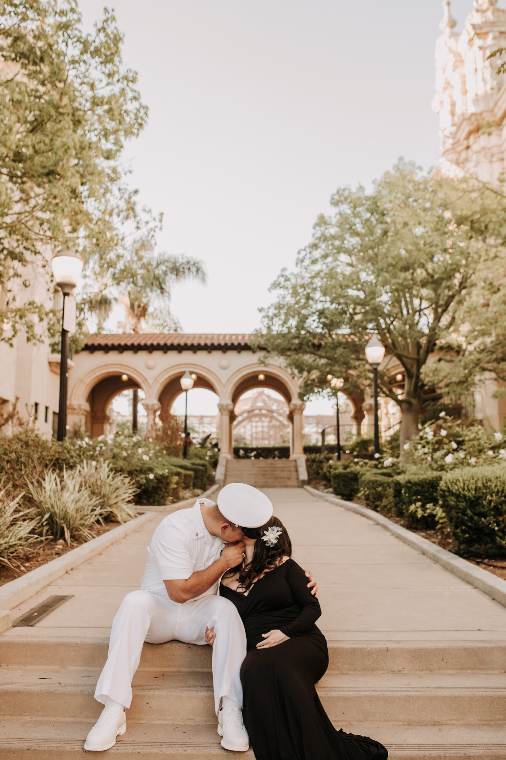 outdoor maternity Balboa park couples photos maternity photoshoot San Diego maternity photographer Sabrina Kinsella sabrinalynnphoto pregnancy motherhood