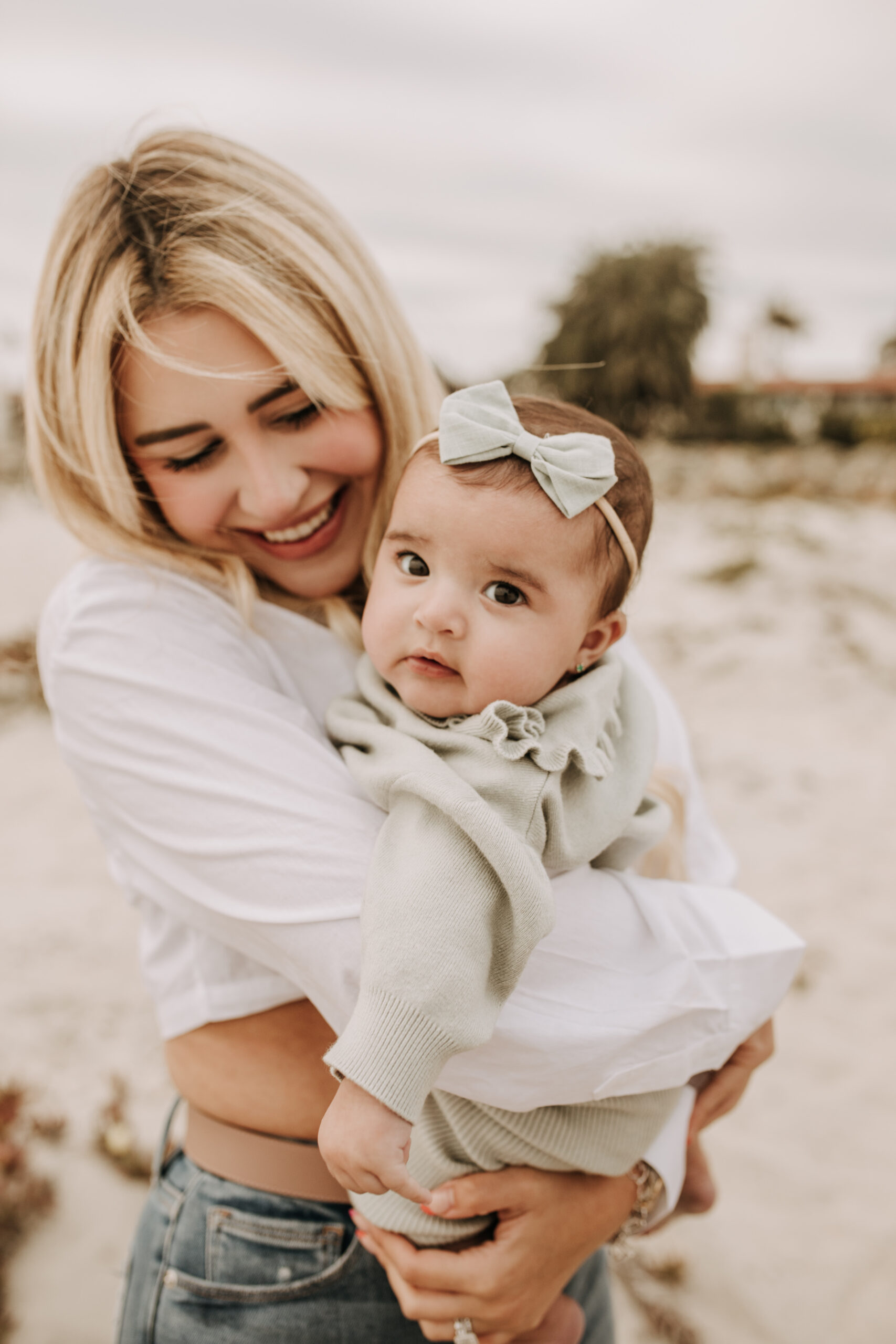 family beach session family photos on beach cloudy day beach family photoshoot San Diego family photographer Sabrina kinsella abrinalynnphoto