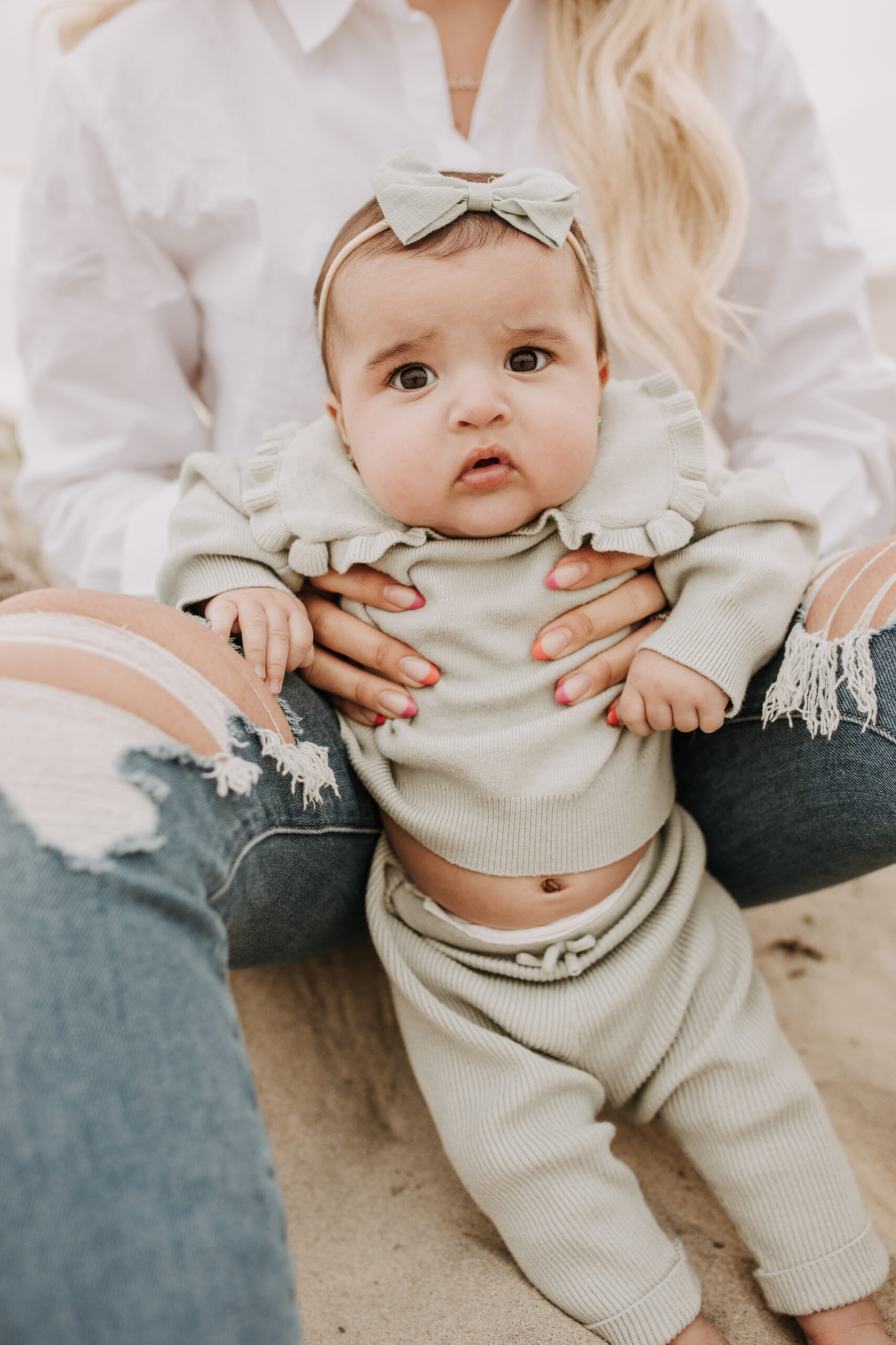 family beach session family photos on beach cloudy day beach family photoshoot San Diego family photographer Sabrina kinsella abrinalynnphoto