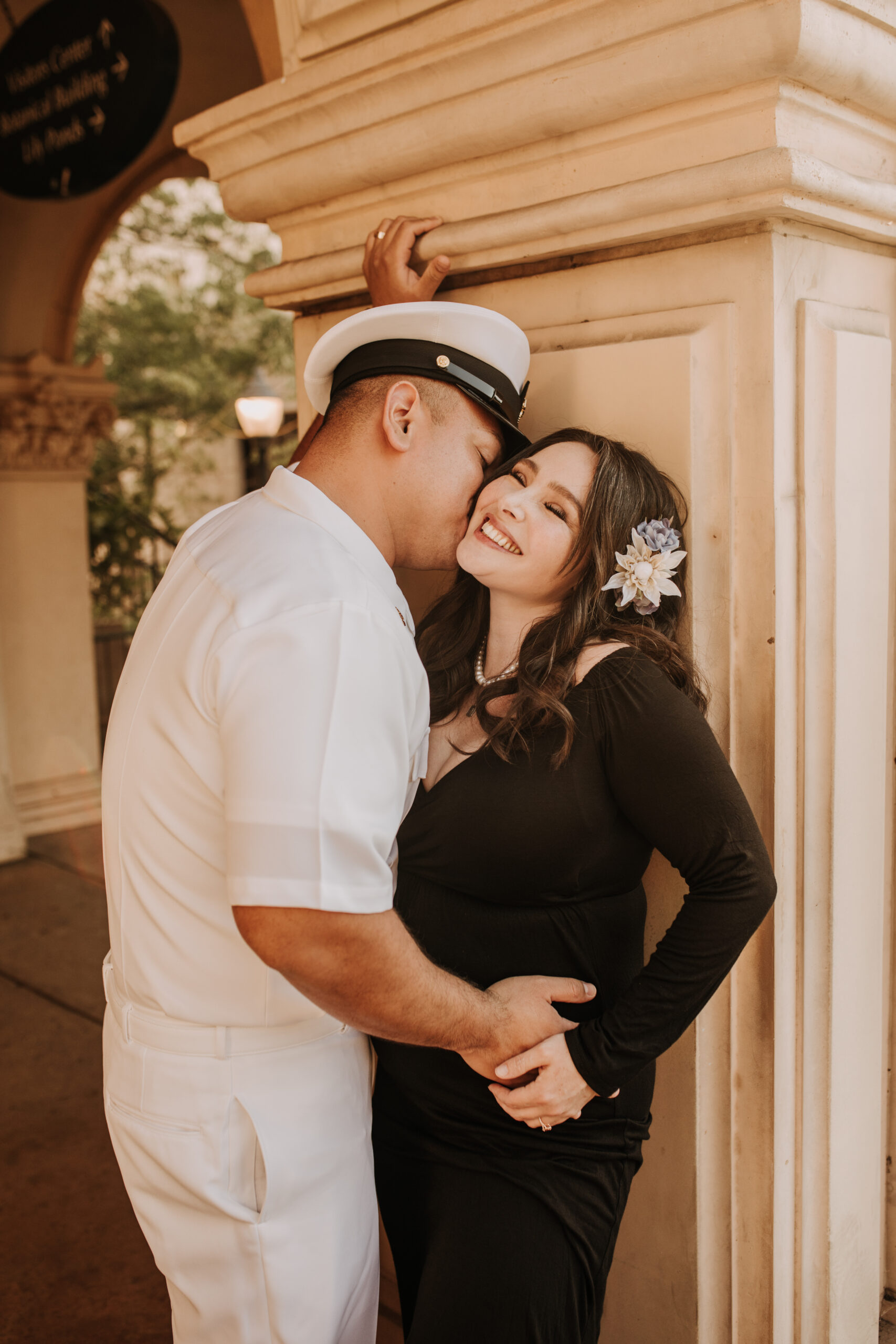 outdoor maternity Balboa park couples photos maternity photoshoot San Diego maternity photographer Sabrina Kinsella sabrinalynnphoto pregnancy motherhood