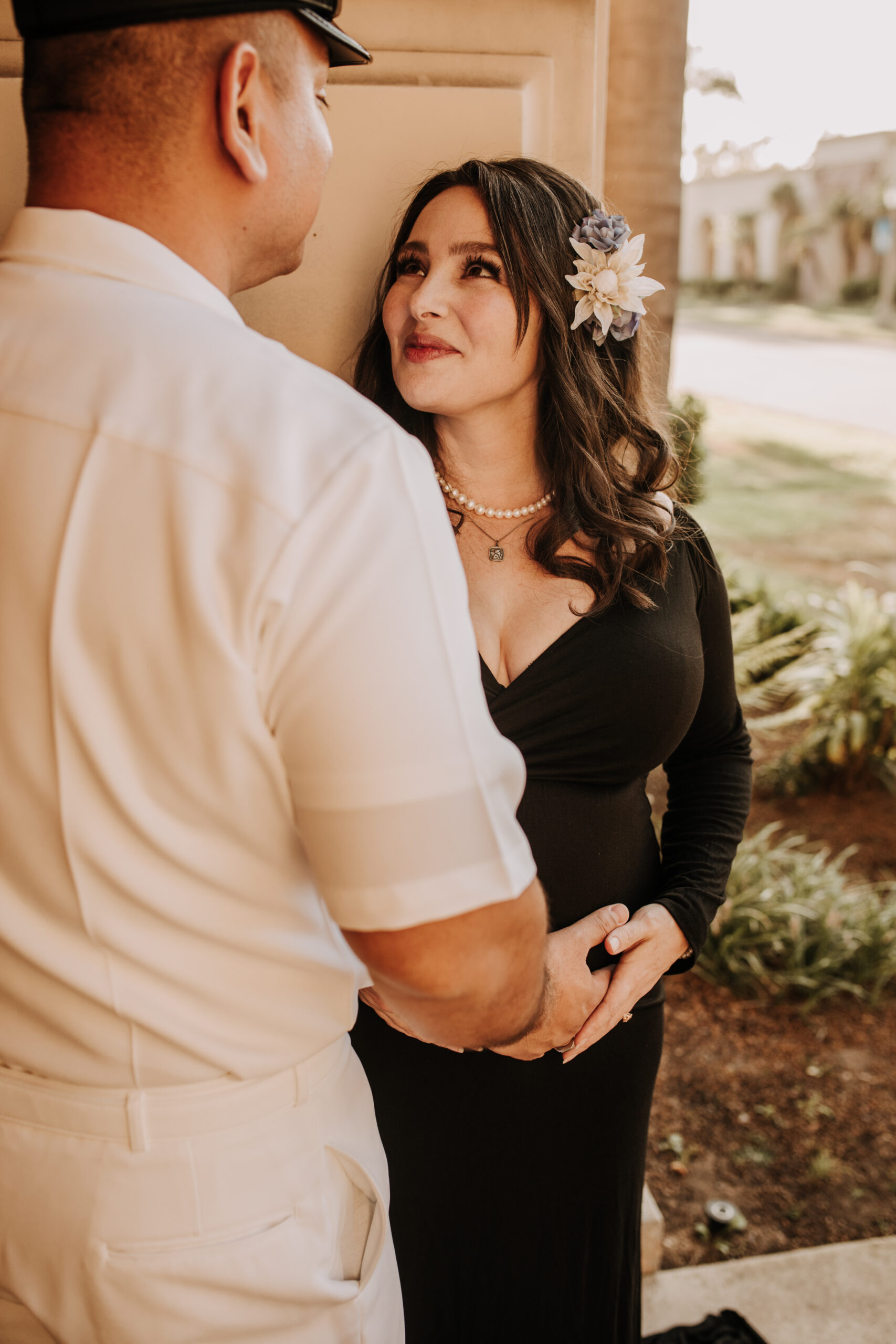 outdoor maternity Balboa park couples photos maternity photoshoot San Diego maternity photographer Sabrina Kinsella sabrinalynnphoto pregnancy motherhood