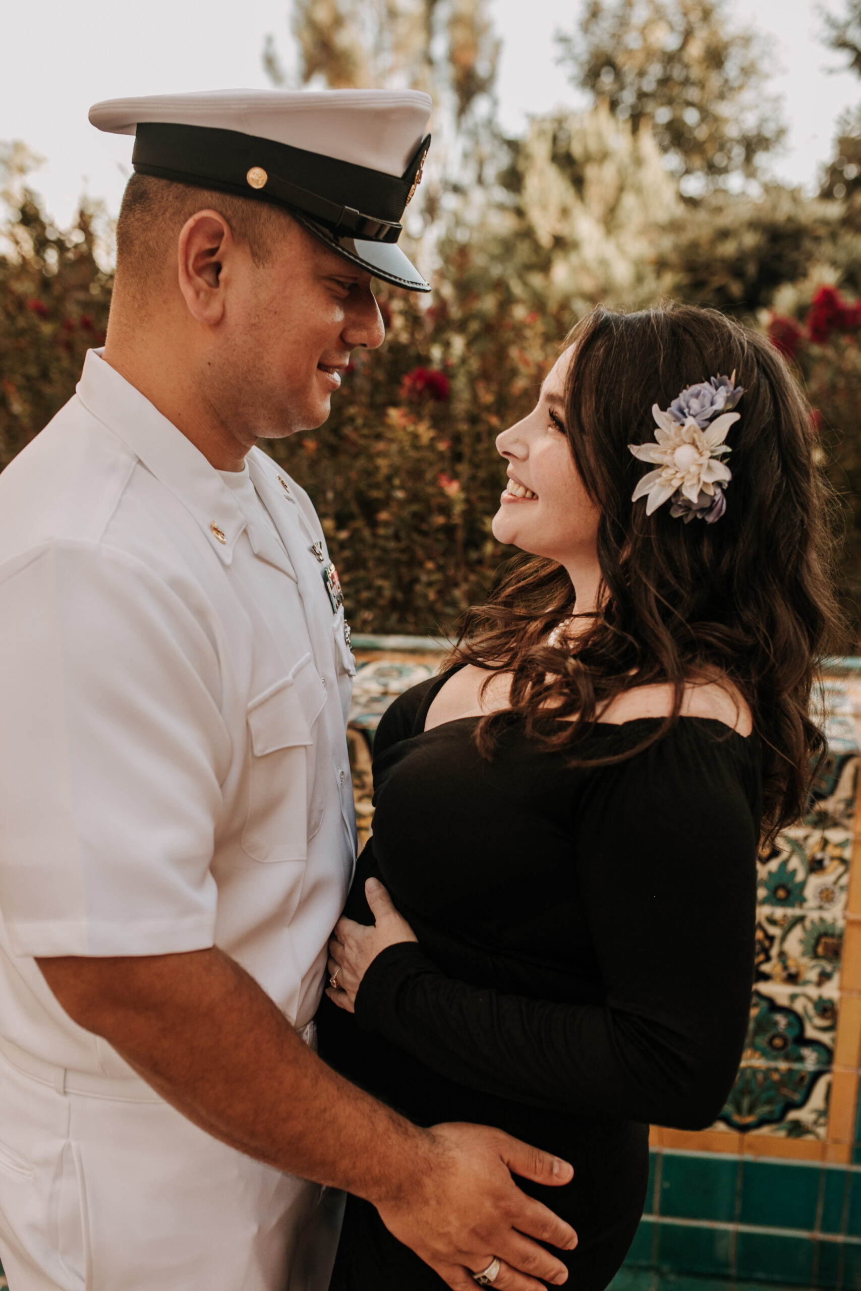 outdoor maternity Balboa park couples photos maternity photoshoot San Diego maternity photographer Sabrina Kinsella sabrinalynnphoto pregnancy motherhood