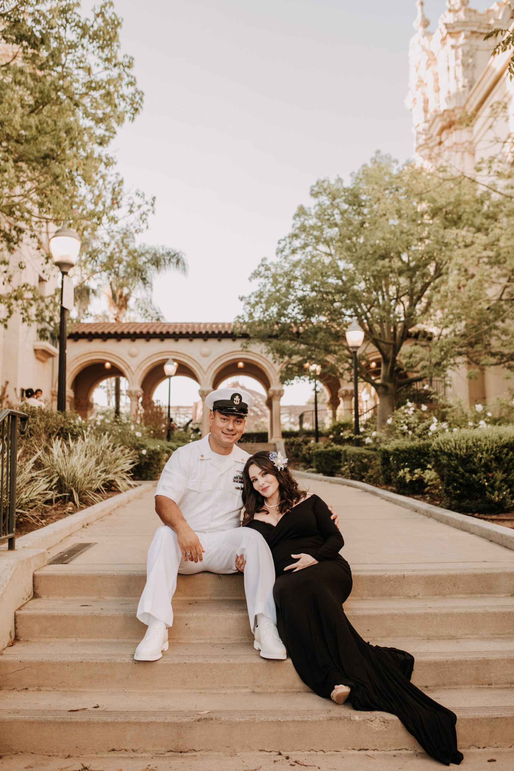 outdoor maternity Balboa park couples photos maternity photoshoot San Diego maternity photographer Sabrina Kinsella sabrinalynnphoto pregnancy motherhood