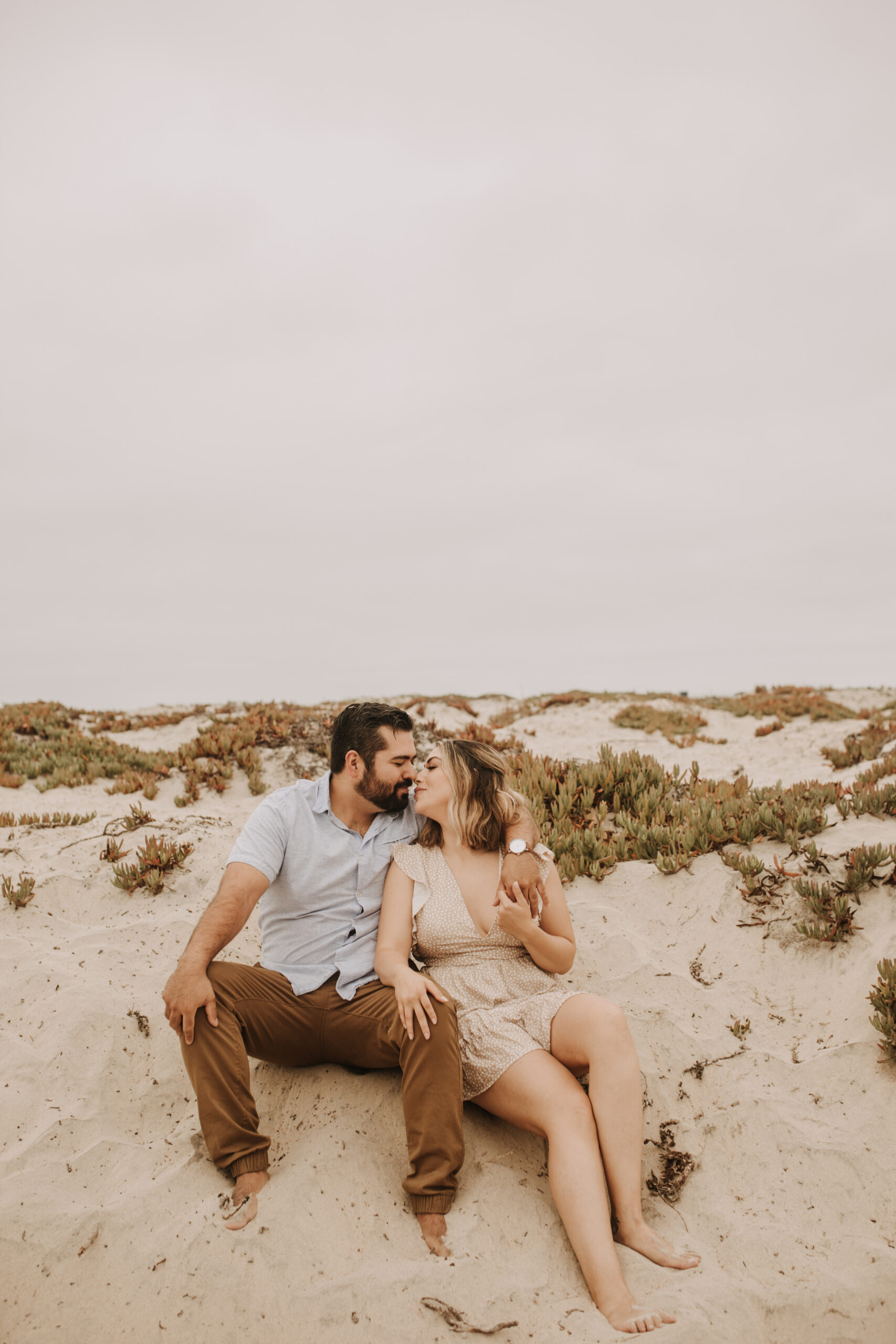 engagement photos San Diego couples photographer surprise proposal engagement couples beach photos romantic beach photos San Diego photographer Sabrina Kinsella