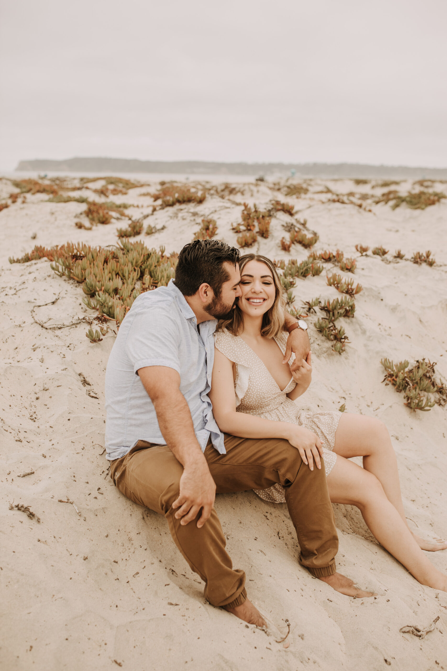 engagement photos San Diego couples photographer surprise proposal engagement couples beach photos romantic beach photos San Diego photographer Sabrina Kinsella