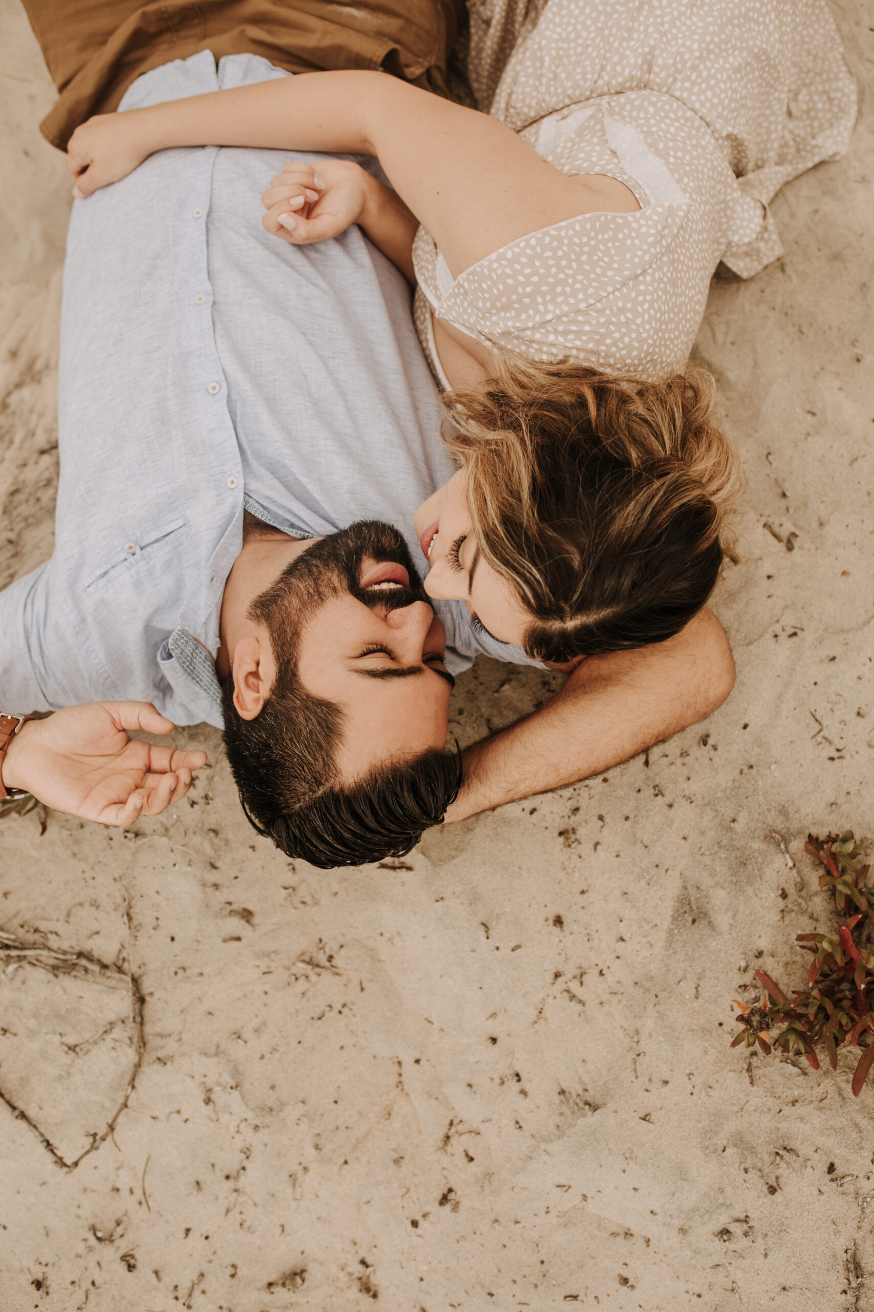 engagement photos San Diego couples photographer surprise proposal engagement couples beach photos romantic beach photos San Diego photographer Sabrina Kinsella