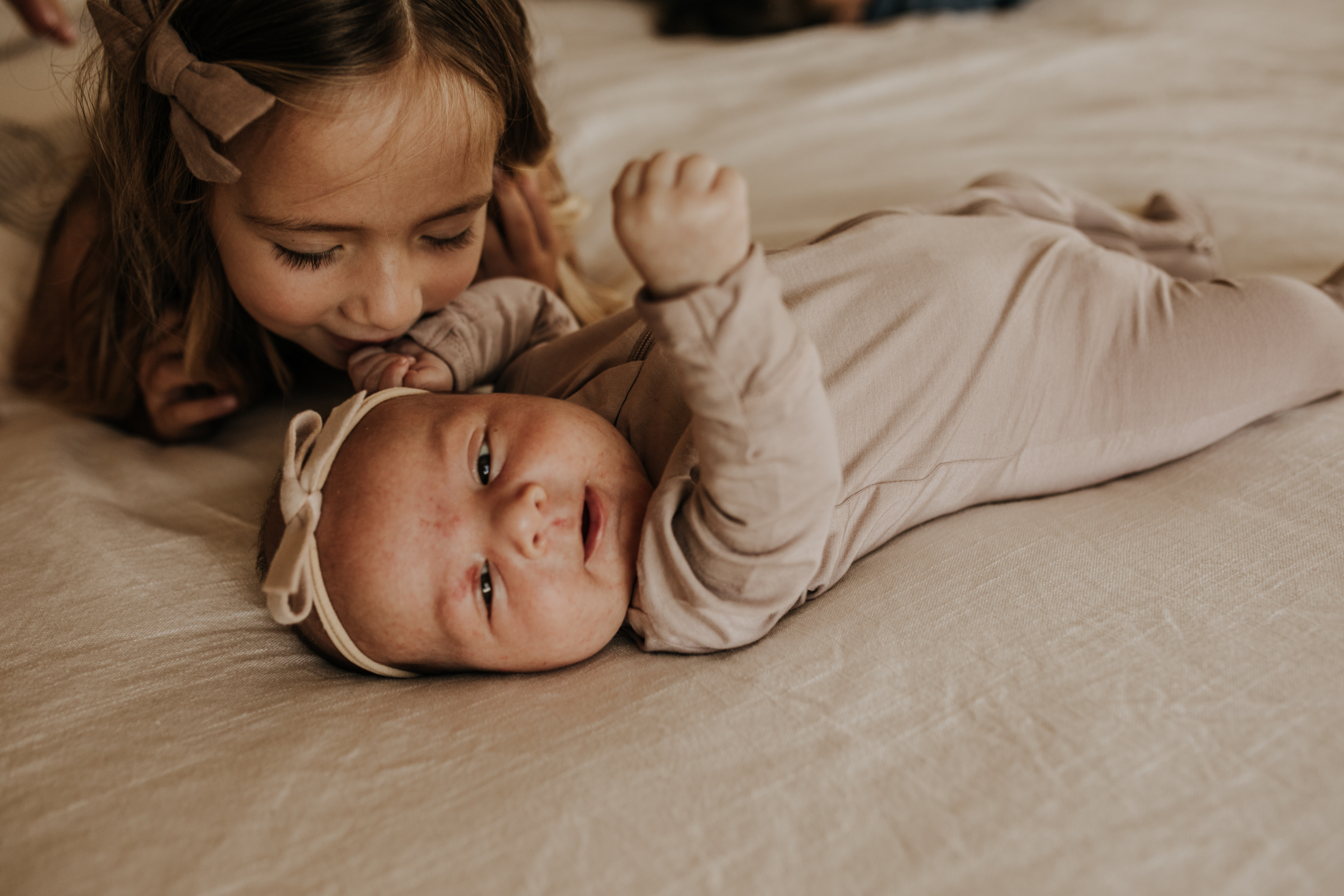 in home newborn photos family photos love San Diego family photographer newborn baby photos