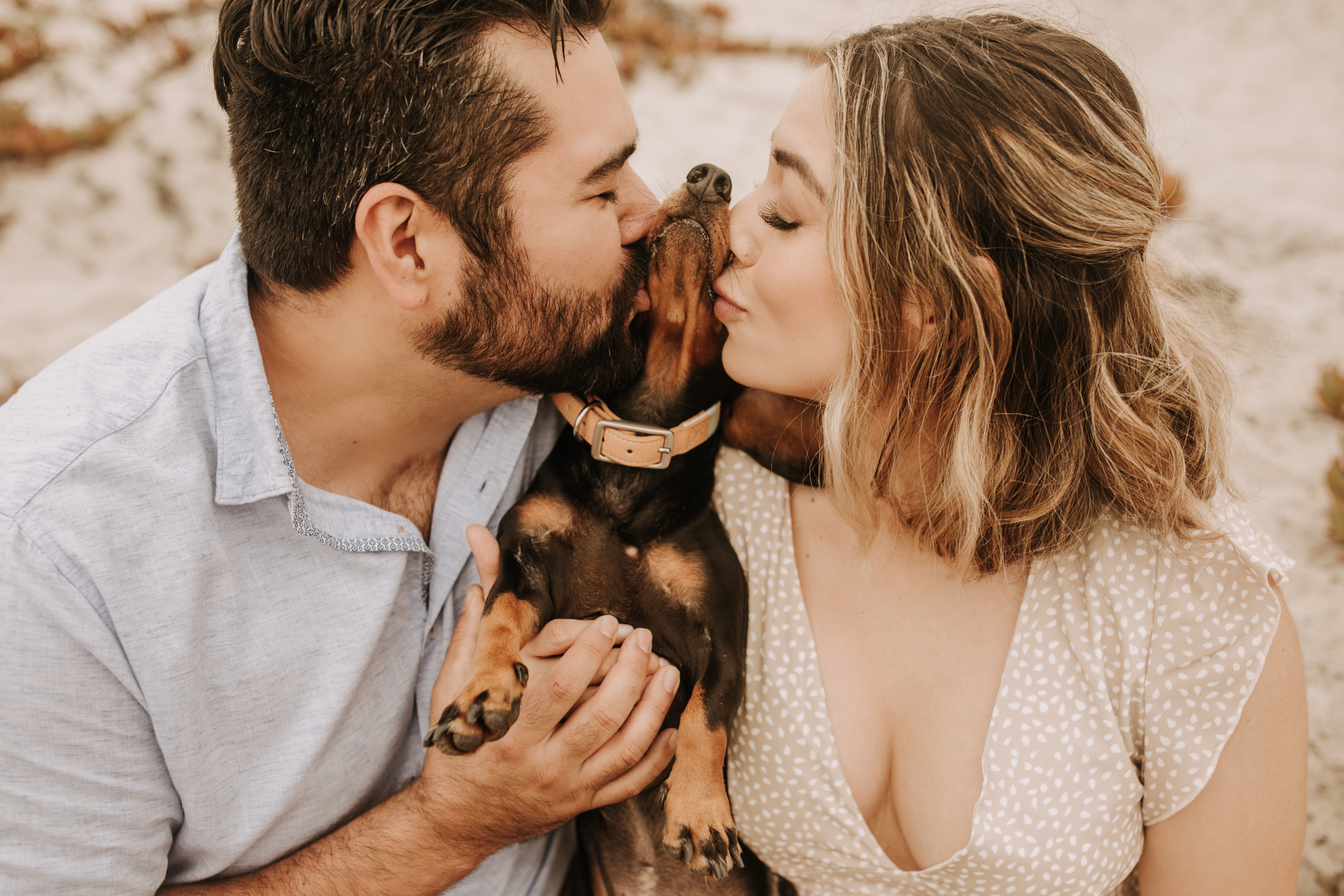 engagement photos San Diego couples photographer surprise proposal engagement couples beach photos romantic beach photos San Diego photographer Sabrina Kinsella