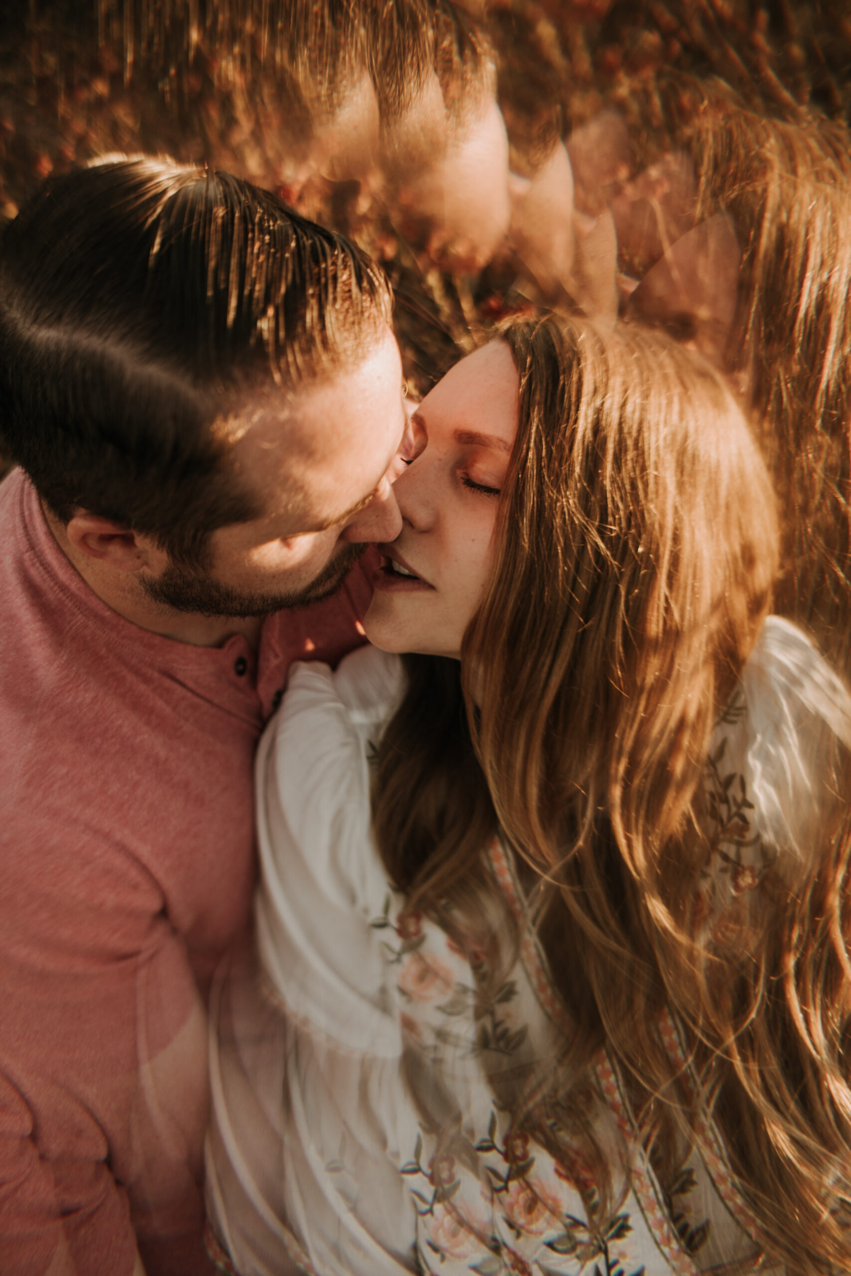 outdoor maternity photos warm and sunny maternity photos couples photos summer field white dress pregnancy San Diego photographer Sabrina kinsella