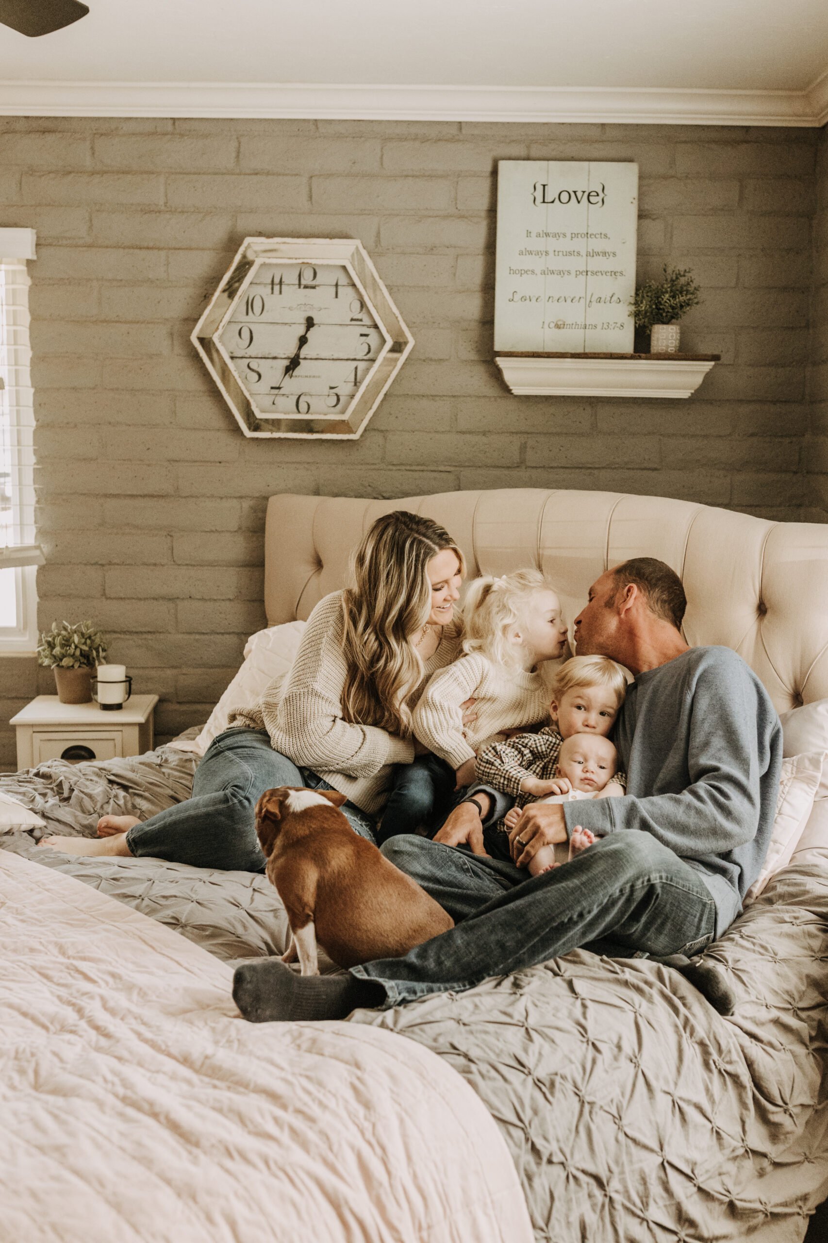 in home newborn baby photos San Diego at home infant family photos candid family moments warm cream neutral toned baby pictures newborn San Diego family photographer Sabrina kinsella sabrinalynnphoto