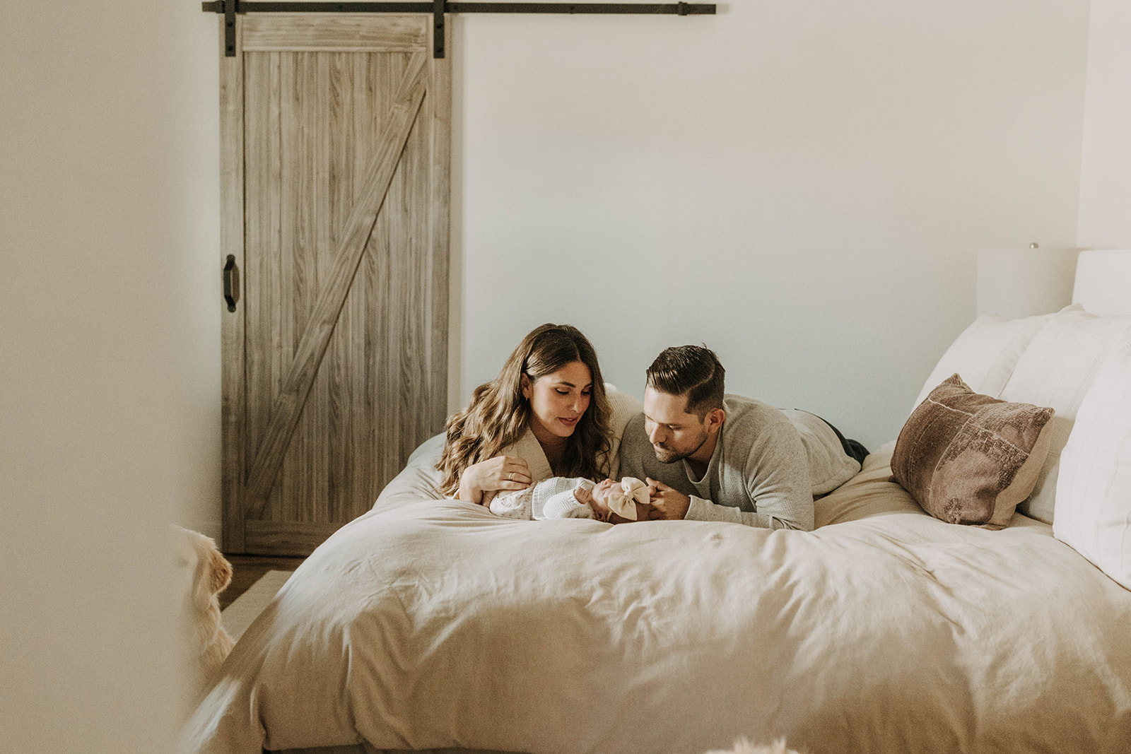 cozy at home newborn photoshoot in san diego