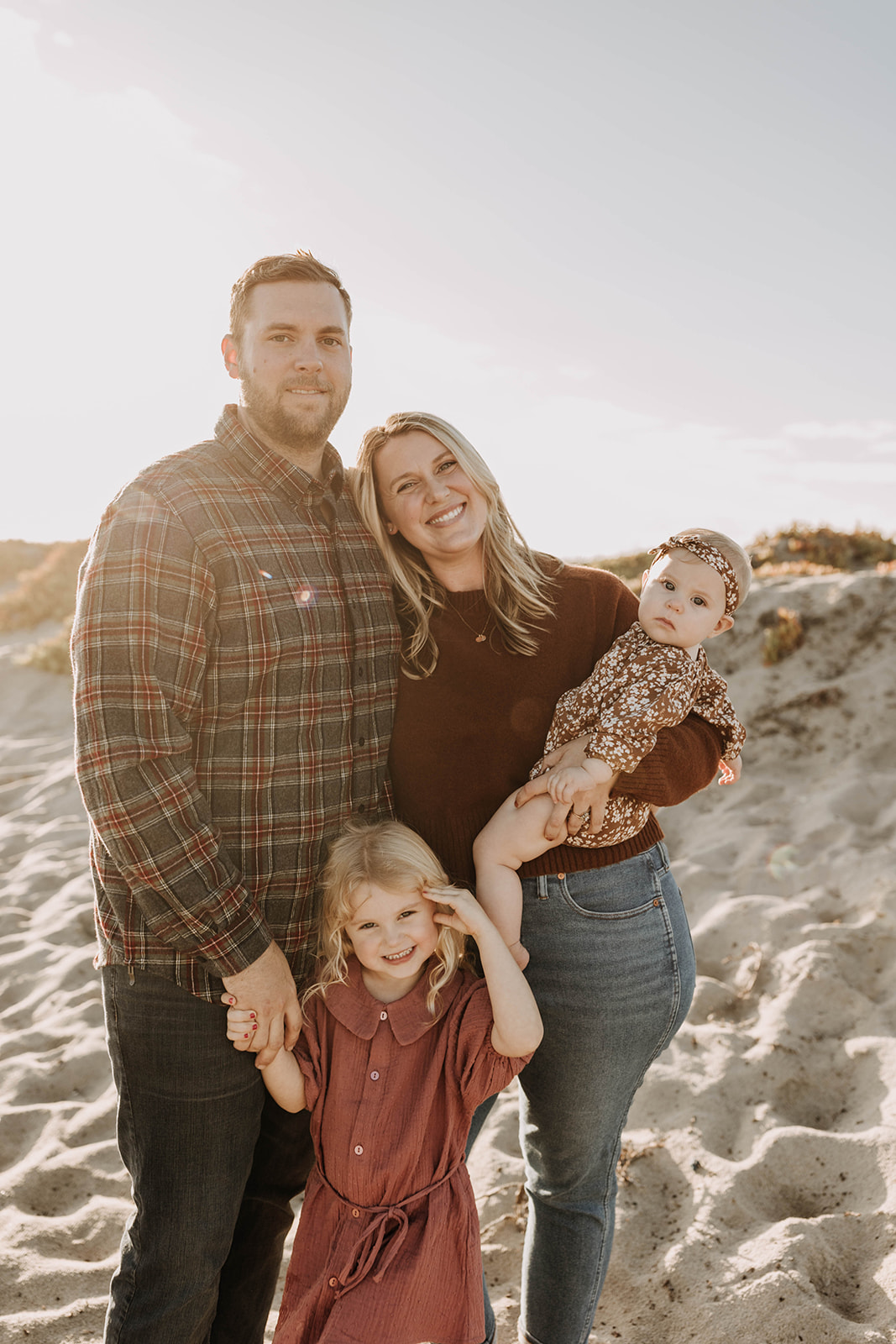 playful San Diego beach photoshoot