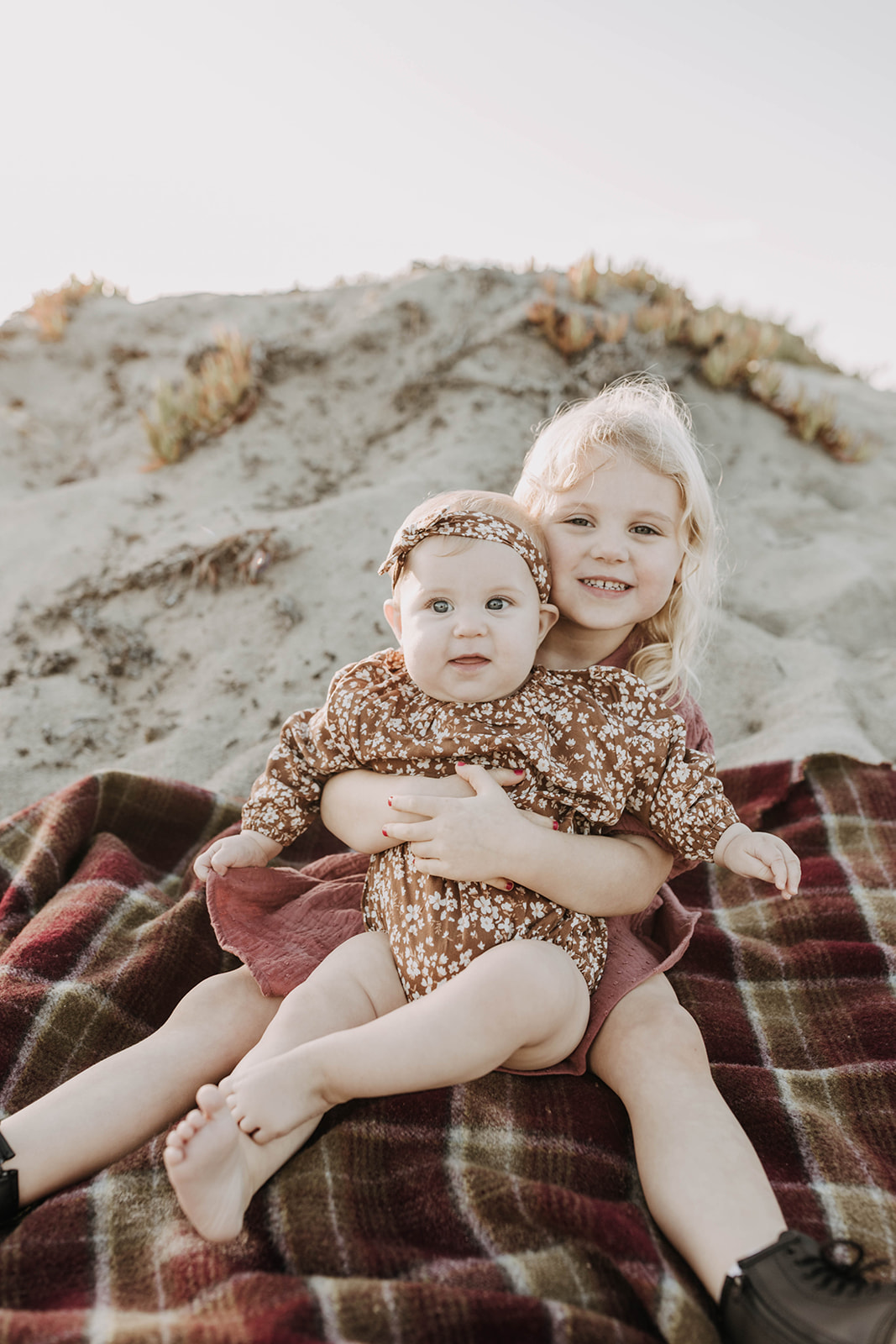 playful San Diego beach photoshoot